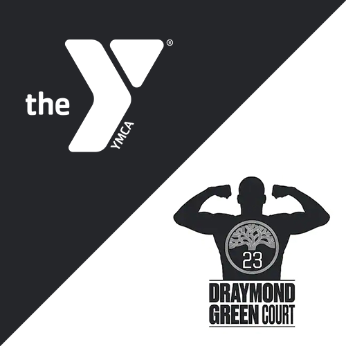 draymond green and ymca logos