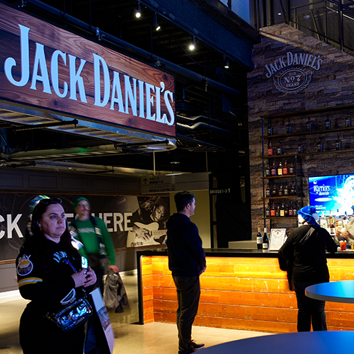 photo of jack daniel's bar at Chase Center