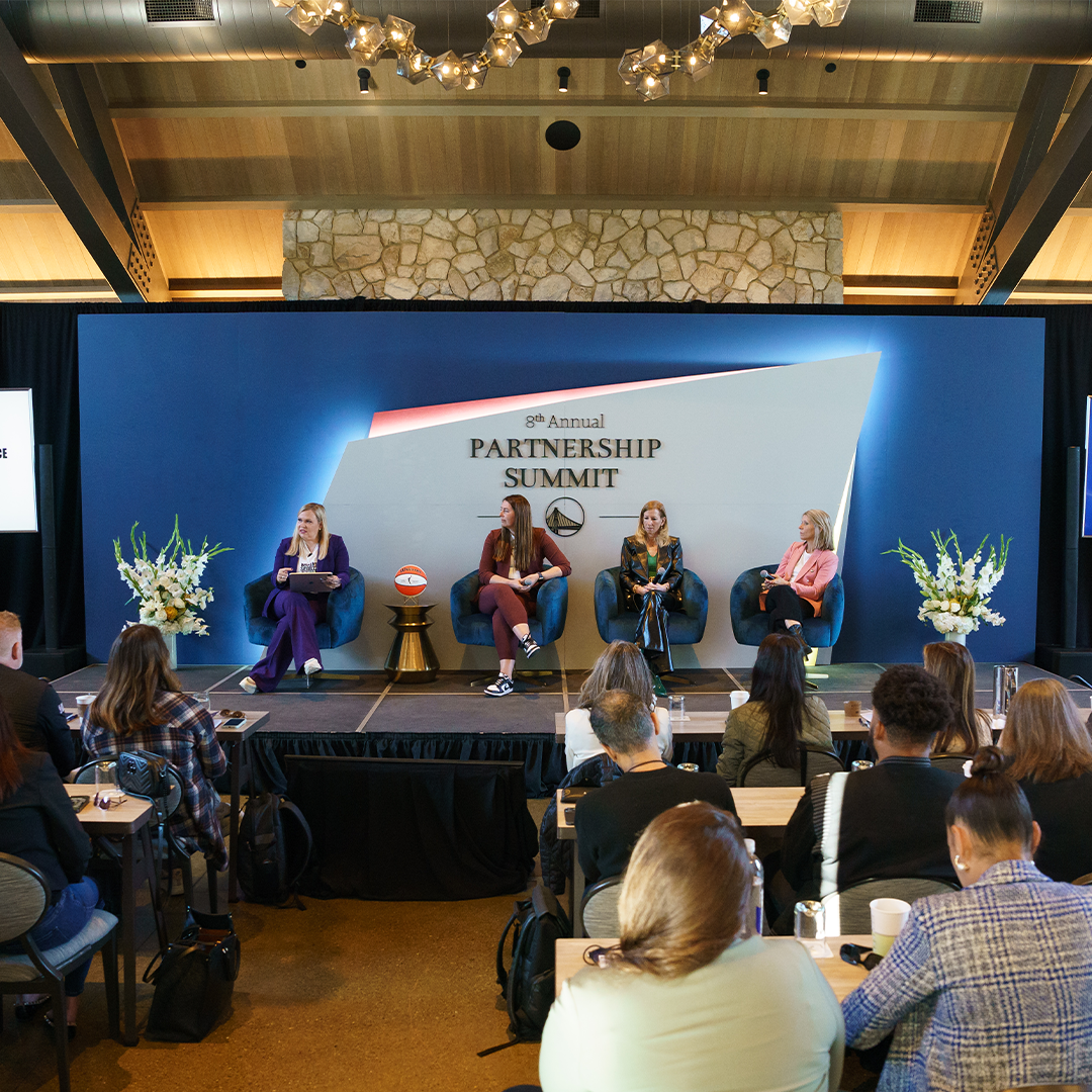 photo of women's sports panel at 2024 Partnership Summit